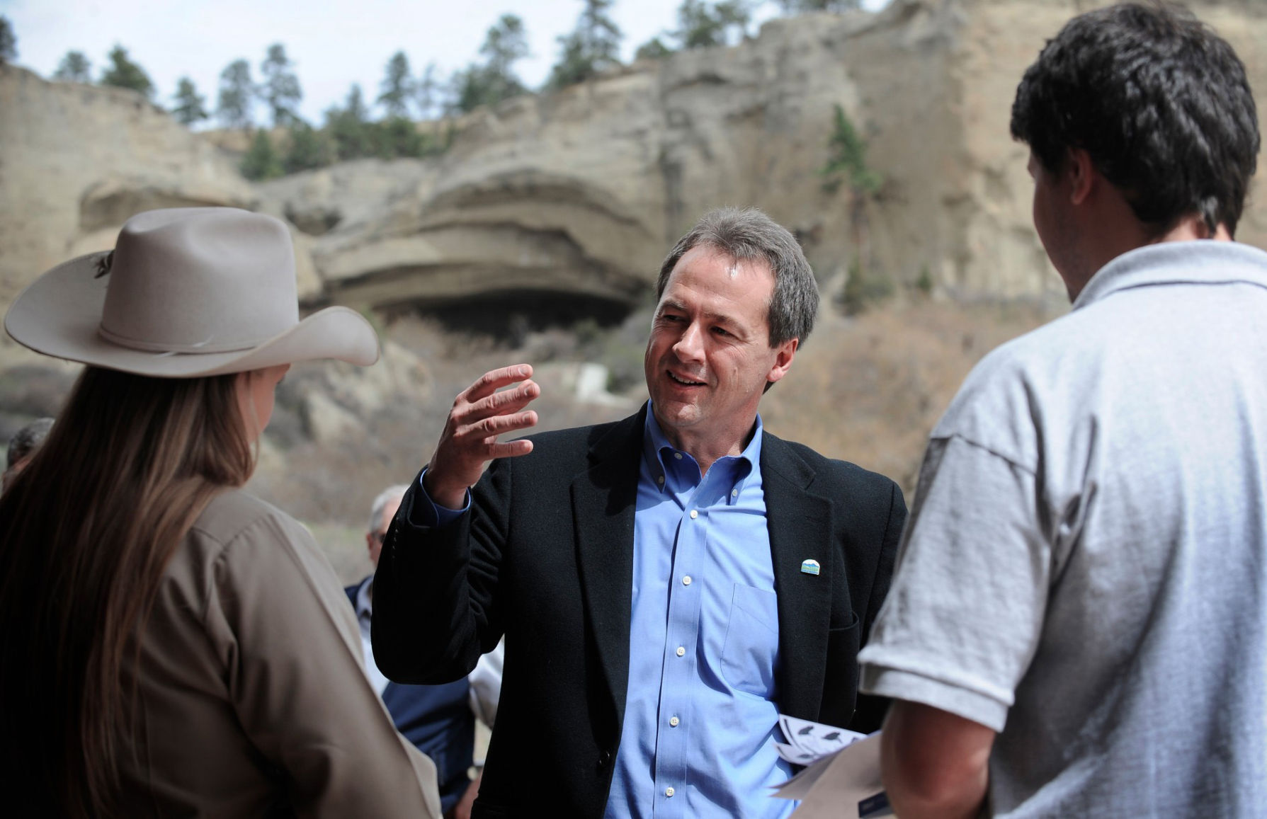 Bullock at Pictograph Cave State Park